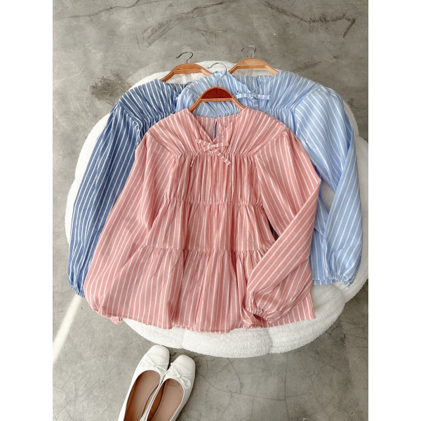Ruby Stripe Top
